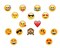 144 2" Temporary Emoticon Tattoos - 16 Assorted Emoticon Styles - Fun Gift, Party Favors, Party Toys, Goody Bag Favors